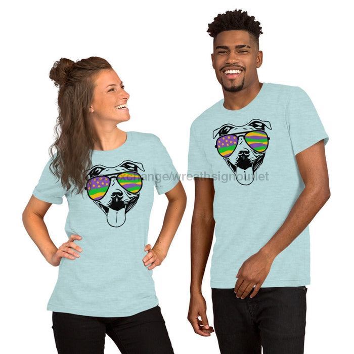 Mardi Gras Pitbull Shirt - DecoExchange