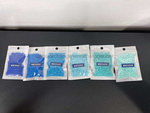 Shades of Blue Fake Bake Sprinkles - Pack of 6 - DECOE-011 Faux Sprinkles Pack of 6 (SP29-SP34) - DecoExchange