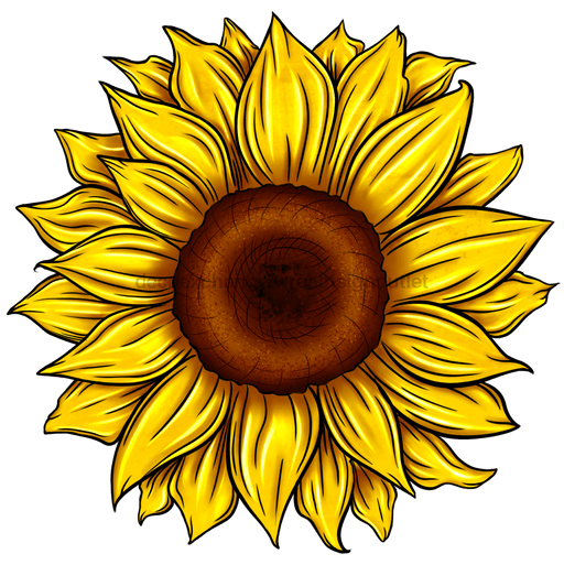 Sunflower, Fall Flower, wood sign, Door Hanger, DECOE-W-087 - DecoExchange®
