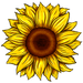 Sunflower, Fall Flower, wood sign, Door Hanger, DECOE-W-087 - DecoExchange®
