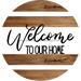 Welcome Sign To Our Home Decoe-4188 10 vinyl Round