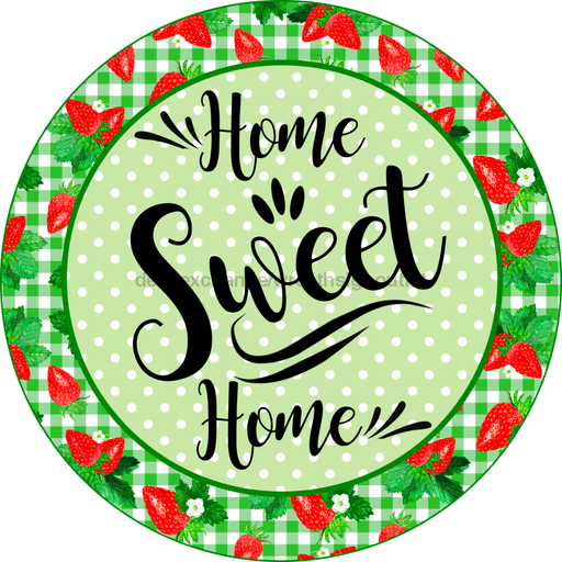 Wreath Sign, Summer Sign, Sweet Watermelon Sign, 18" Wood Round  Sign DECOE-835, Sign For Wreath, DecoExchange